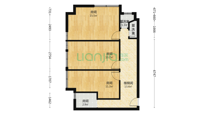 万城银座二手房实景图