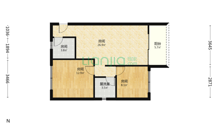 华西国际二手房实景图