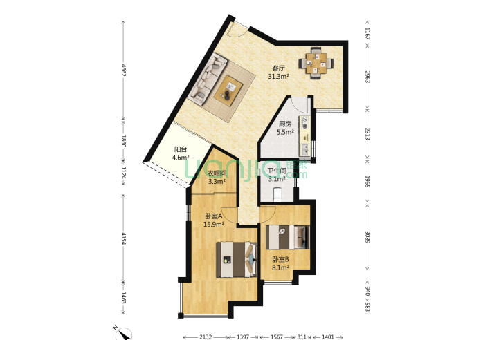 深圳小区 福田区小区 莲花小区 彩田村小区 彩田村户型大全 彩田村 2