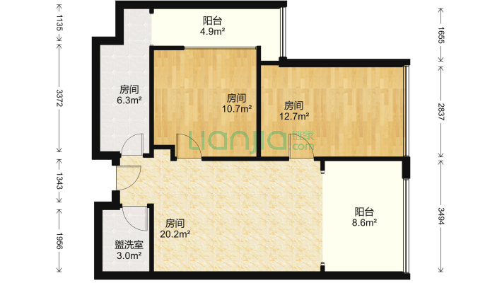 金地天府城公寓二手房实景图