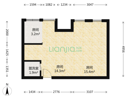 嘉定新城地铁口，精装30万，格局好，近万达瑞金医院