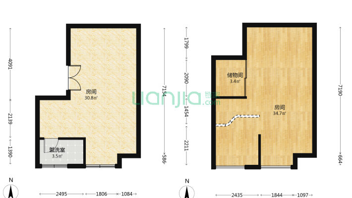 韩国城一期二手房实景图