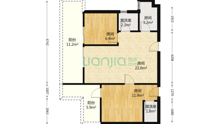 麓湖达观山观锦二手房实景图