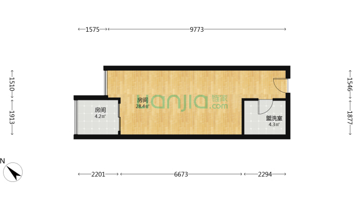 长益商业寓所二手房实景图