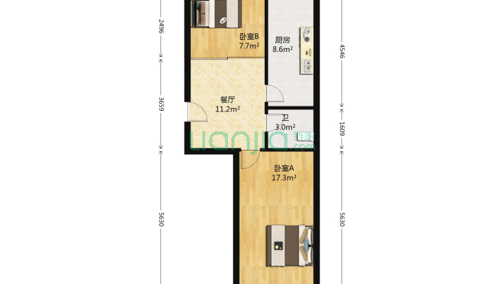 蔡家小区二手房实景图
