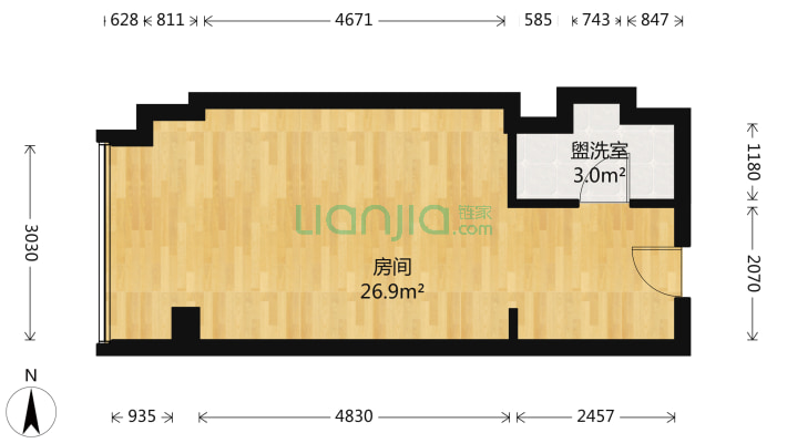 万科魅力之城六期二手房实景图