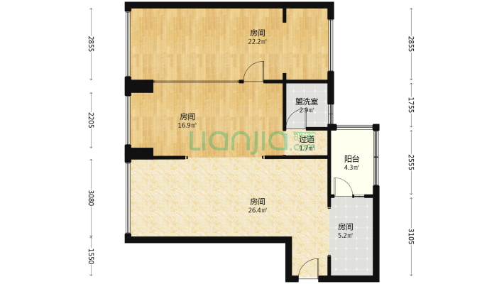 西宸原著御景二手房实景图