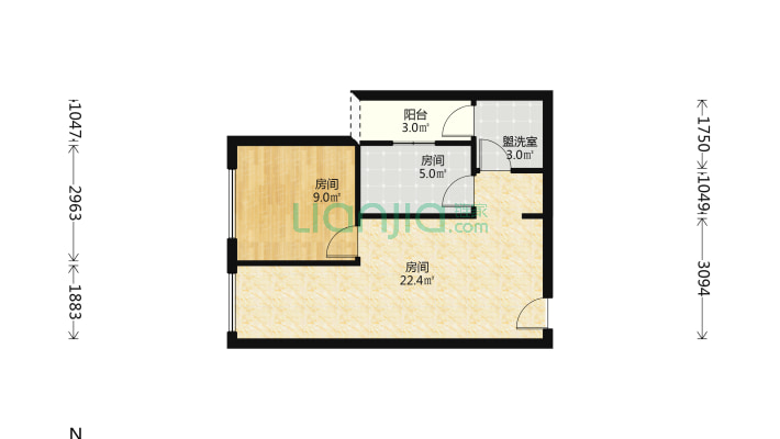 复城国际二手房实景图