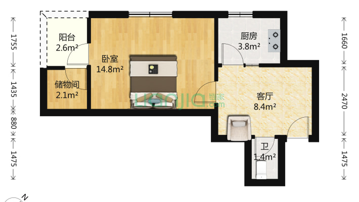 新三巷社区二手房实景图