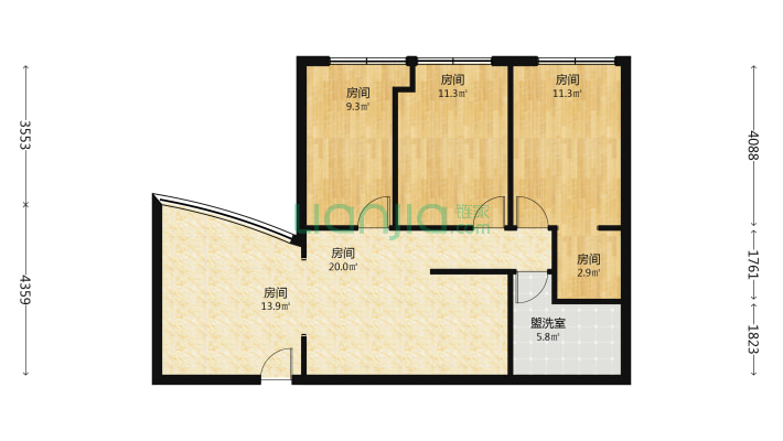 左岸苏河二手房实景图