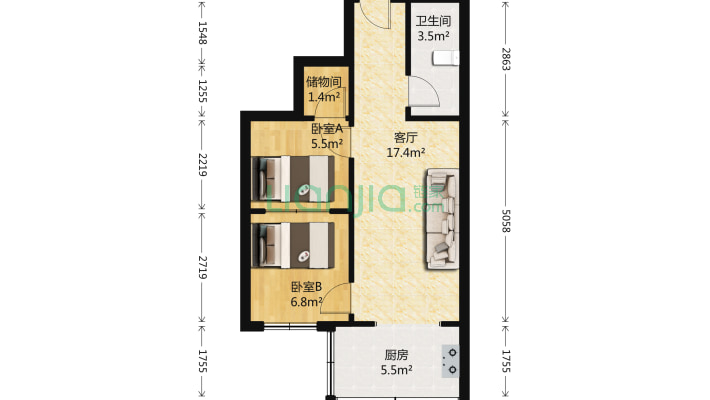 南十六道街二手房实景图