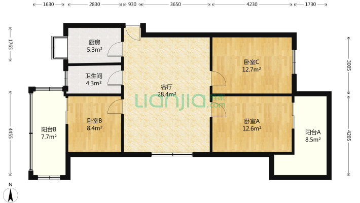 珞珈山公寓二手房实景图