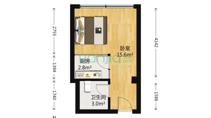 万龙第八城F区二手房实景图