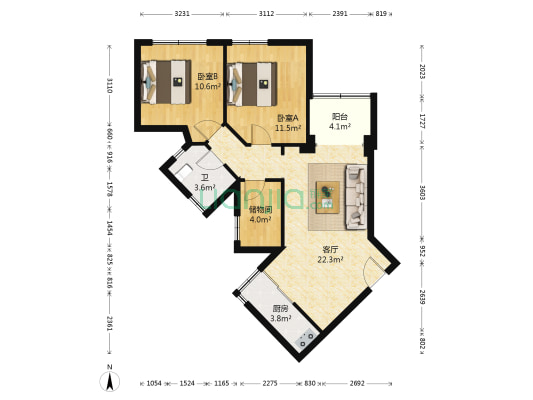 天源大厦房源|户型图|小区车位|交通地址详情分析!