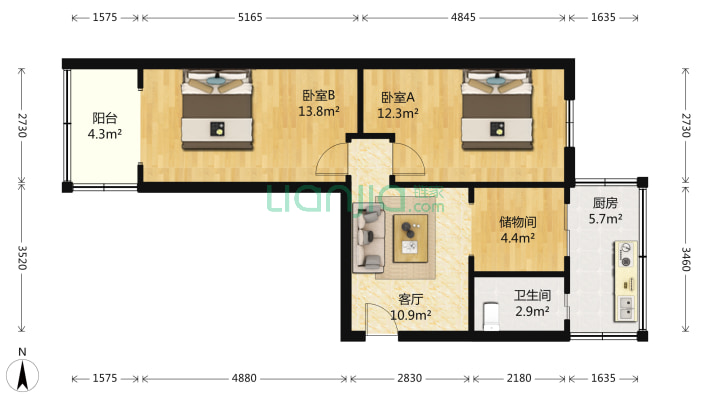 抚琴街南三巷1号二手房实景图