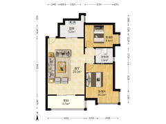 天御排名_中洲天御户型图(2)