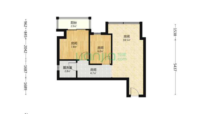 凯信双子国际二手房实景图