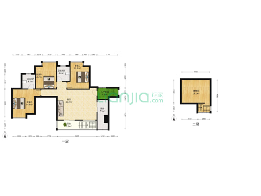 碧潭园D区 3室1厅2卫 118平方