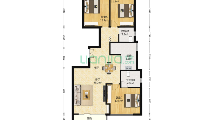 春申丽园二手房实景图