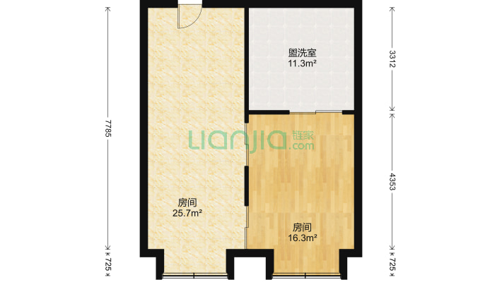 誉峰M5行政公寓二手房实景图