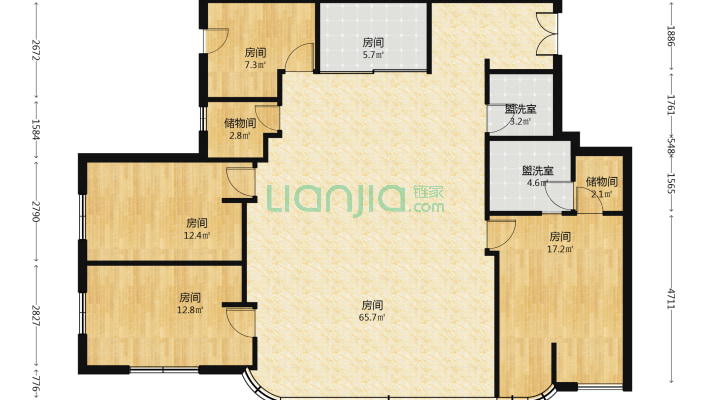 云都虹桥大厦二手房实景图