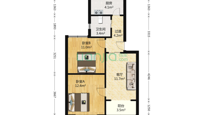 临汾路1244弄二手房实景图