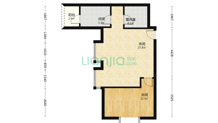金府SOHO二手房实景图