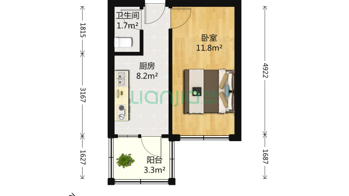 北七小区二手房实景图