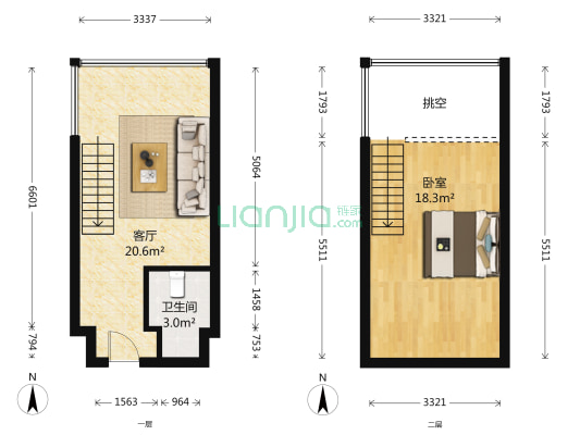 达美溪湖湾 1室1厅1卫 34平方