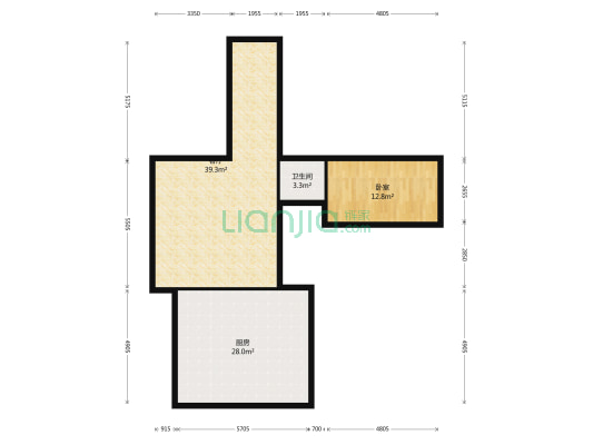 优山美地B区 1室1厅1卫 318平方