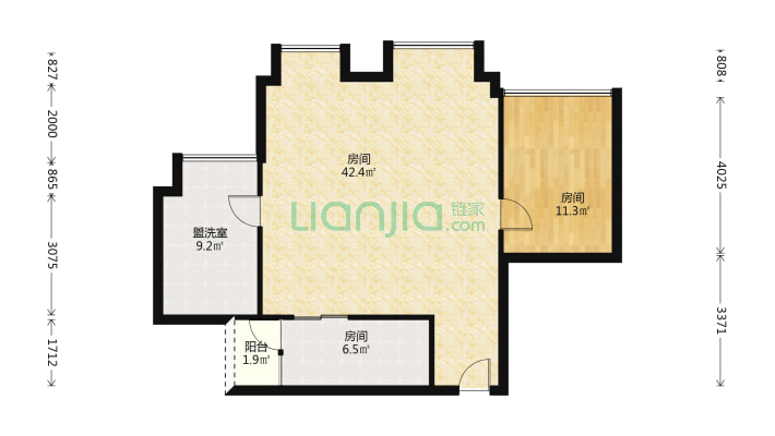 誉峰M5行政公寓二手房实景图
