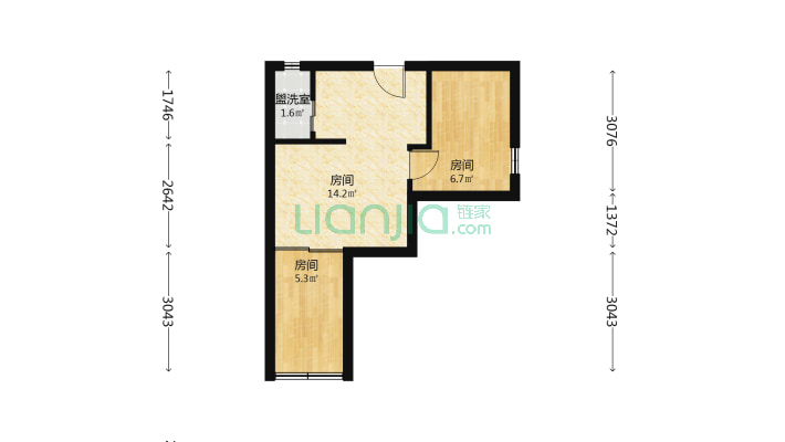俊领国际酒店公寓二手房实景图