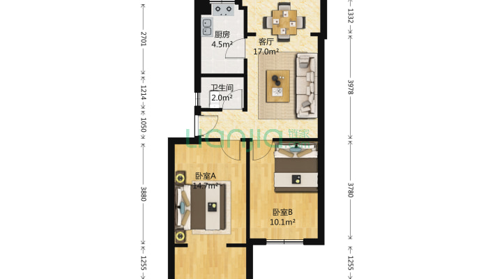 罗家碾街121号二手房实景图
