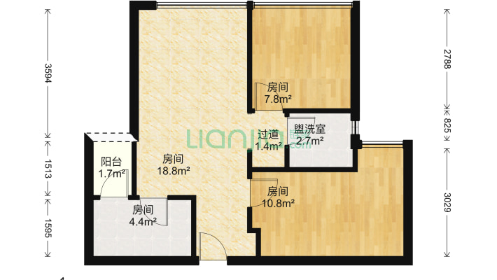 首开龙湖紫宸香颂二手房实景图