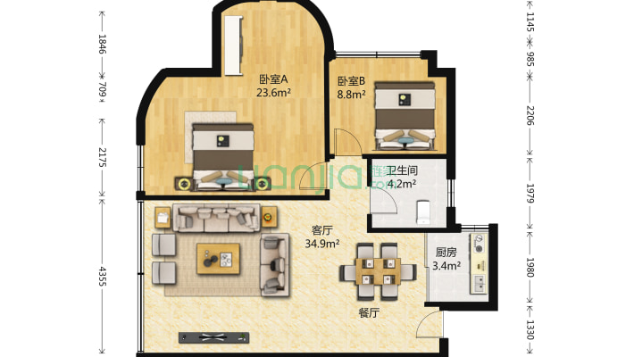 盛迪大厦二手房实景图