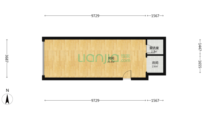 武侯万达广场二手房实景图