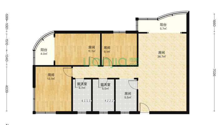 鸿申大厦二手房实景图