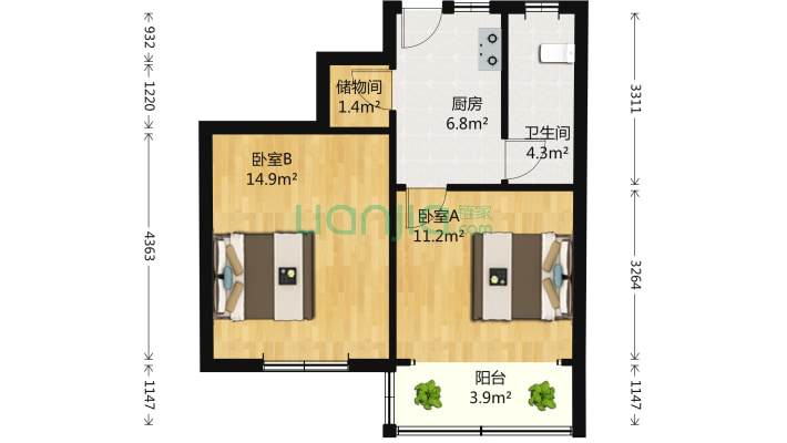 马泾桥四村二手房实景图