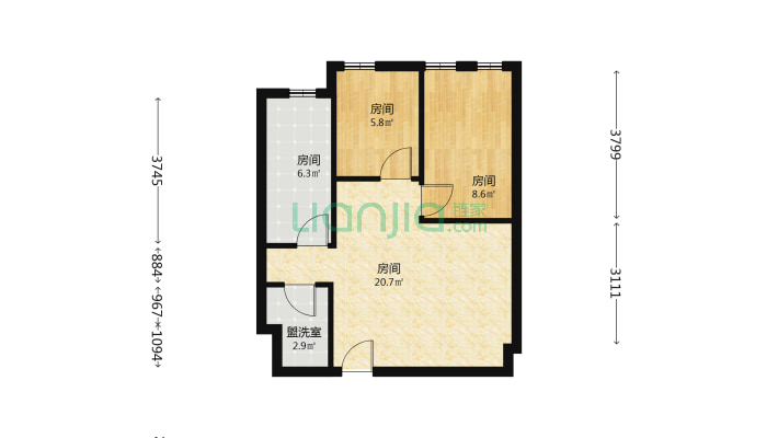 北城华府二手房实景图