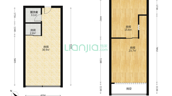 韩国城一期二手房实景图