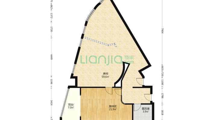 绿洲中环中心二手房实景图