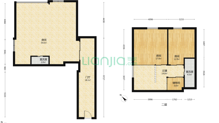 晶楠天地二手房实景图