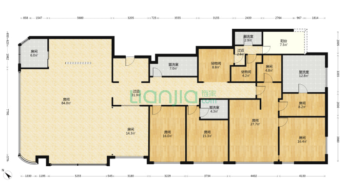 德商迎晖天玺二手房实景图