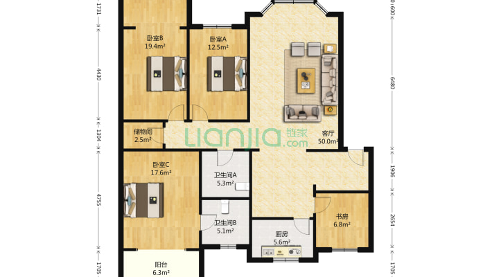 紫荆苑二手房实景图