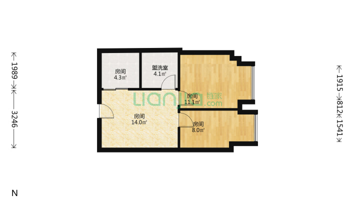 德商蜜柚二手房实景图