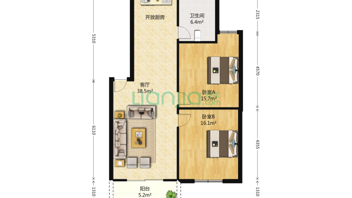 冰晶兰馨苑二手房实景图