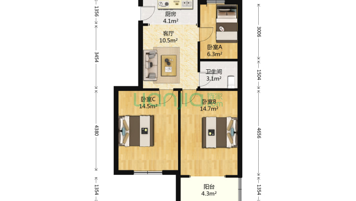 西溪河下78号二手房实景图