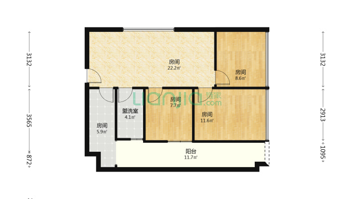 三都汇朝九二手房实景图