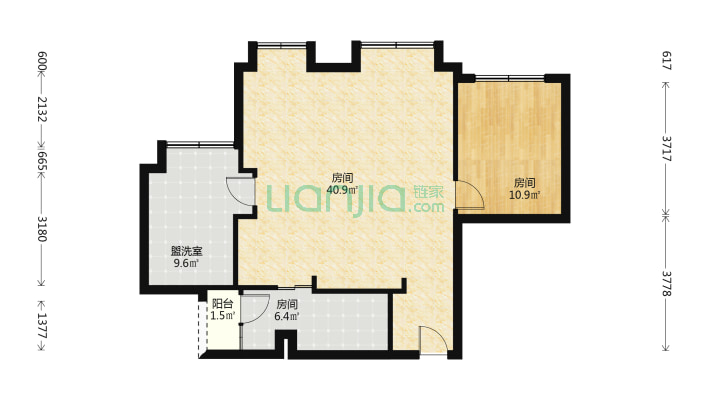 誉峰M5行政公寓二手房实景图