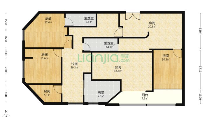 新虹桥捷运大厦二手房实景图